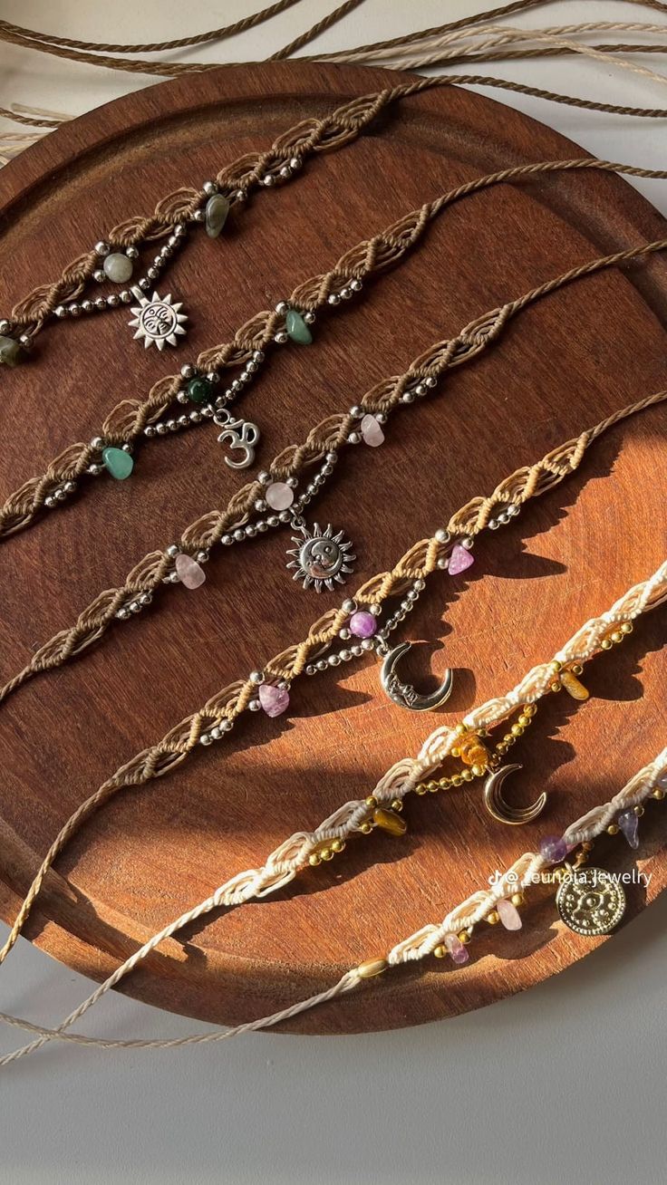 Collar choker macramé